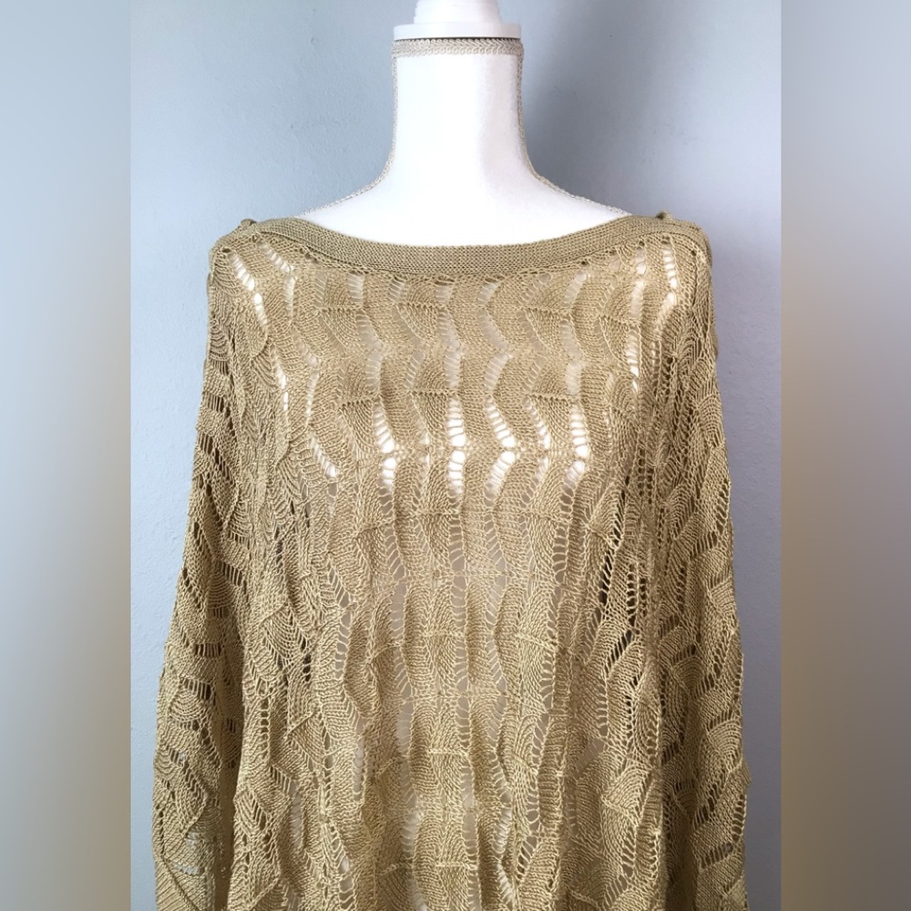 Lauren Ralph Lauren Linen Blend Poncho - Picture 8 of 16